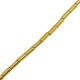 Hematite beads tube 3x1.5mm Gold